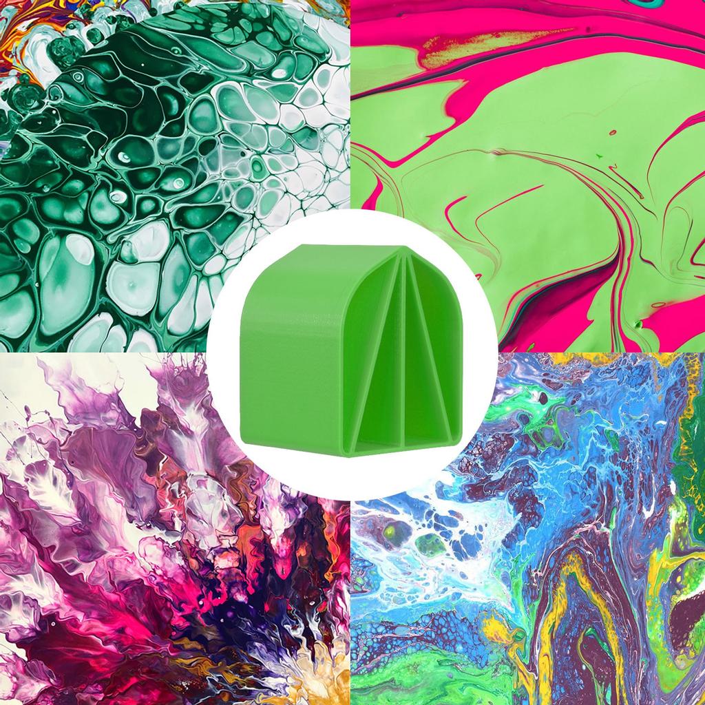 8oz Acrylic Pour Cup , 4 Channels Paint Pouring Split Cup Art Pour Supplies