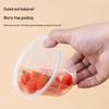 Jiexiangjia Disposable Round Plastic Takeout Containers with Lids