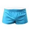 Men Solid Color Summer Sports Gym Elastic Waist Shorts Beach Swimming Trunks