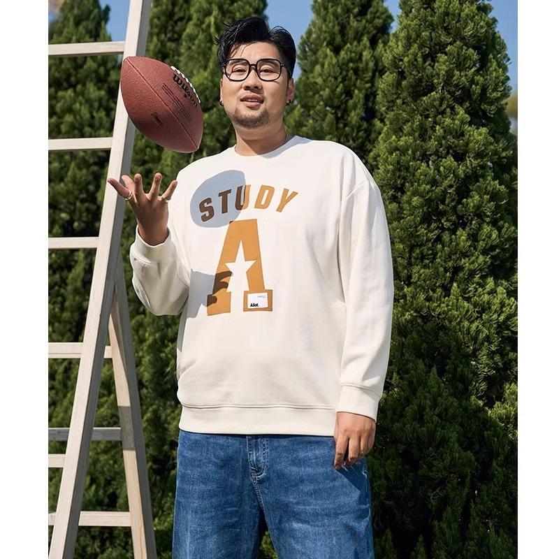 Printed soft high quality fabric wrinkle-resistant men's street sports casual breathable loose fashion trend comfortable long-sleeved tops