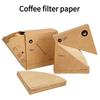 1PACK Hand Drip Coffee Filter Paper Cone Log Pulp V-Funnel Americano Coffee Machine Drip Filter Paper 1-2/2-4 Servings