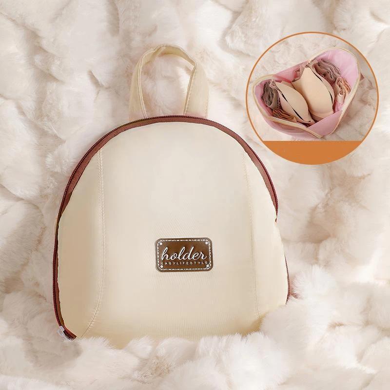 Portable Bra Underwear Organizer Waterproof Polyester Large Capacity Storage Bag for Travel Daily Use