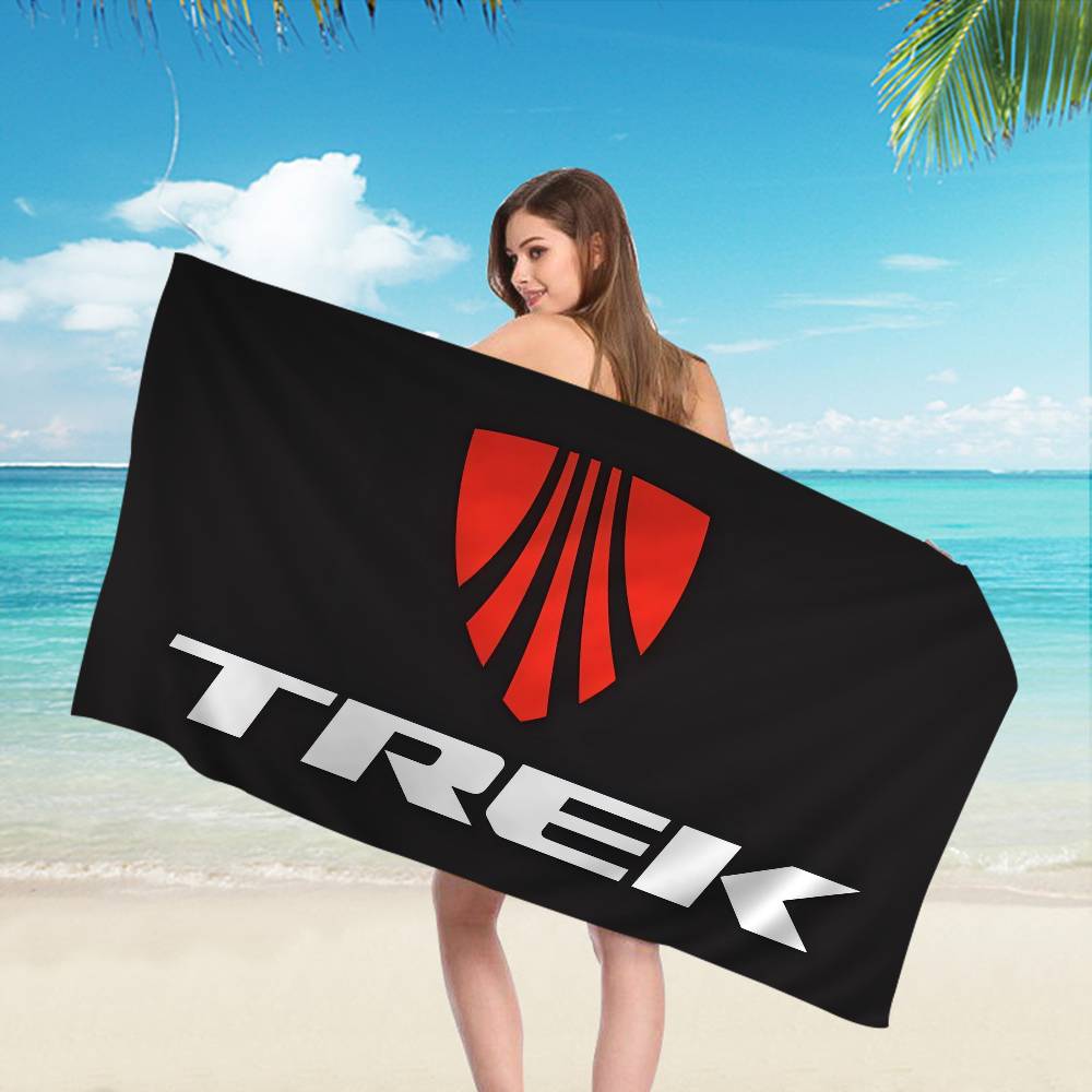 T-TREKS Bicycle Microfiber Blanket Quick Drying Beach Towels Oversized Printing Super Absorbent Pool Towel Blanket