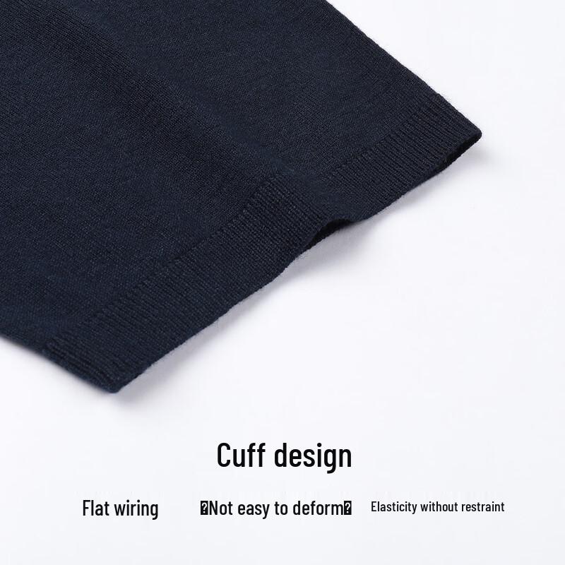 SHANSHAN Men's Summer Wool Blend Knit Tee