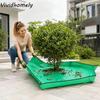 1m 3.28ft Trimming Shrubs Leaves Catcher Four Corner Buttons Waterproof Fallen Leaves Collection Reusable Square
