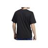 Adidas Originals Logo Print Loose Fit Breathable Casual Sports Crew Neck Short Sleeve T-Shirt Men T-Shirts Black GD2102