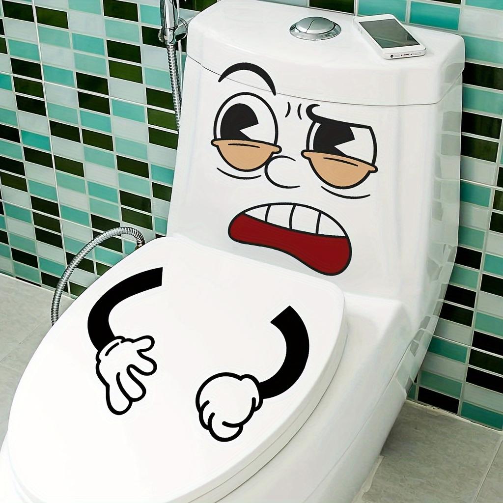 Funny Expression Stickers for Refrigerator Wall Toilet - Decorative Decals for Bedroom Bathroom Home Decor