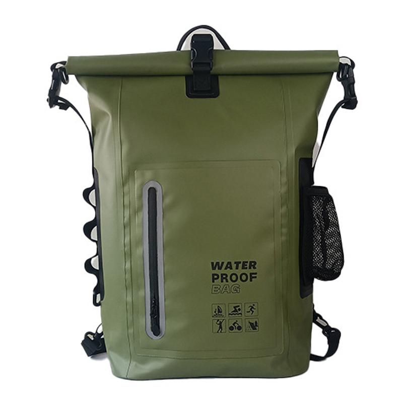 Waterproof Kayak Dry Bag Drift Swimming Backpack Large River Trekking Shoulder Beach Diving Dry Rafting Canoeing PVC Camping Bag