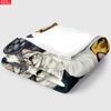 Realistic Cat Portrait Print Flannel Blanket,Soft Throw Blanket for Bed Sofa,Cozy Gift for Cat Lovers,Home Decor for Kids Adults