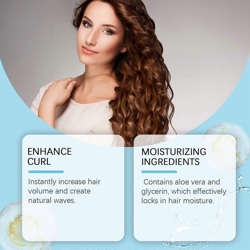 Sea salt micro curl setting spray hair moisturizing refreshing curl styling care long-lasting setting spray 1