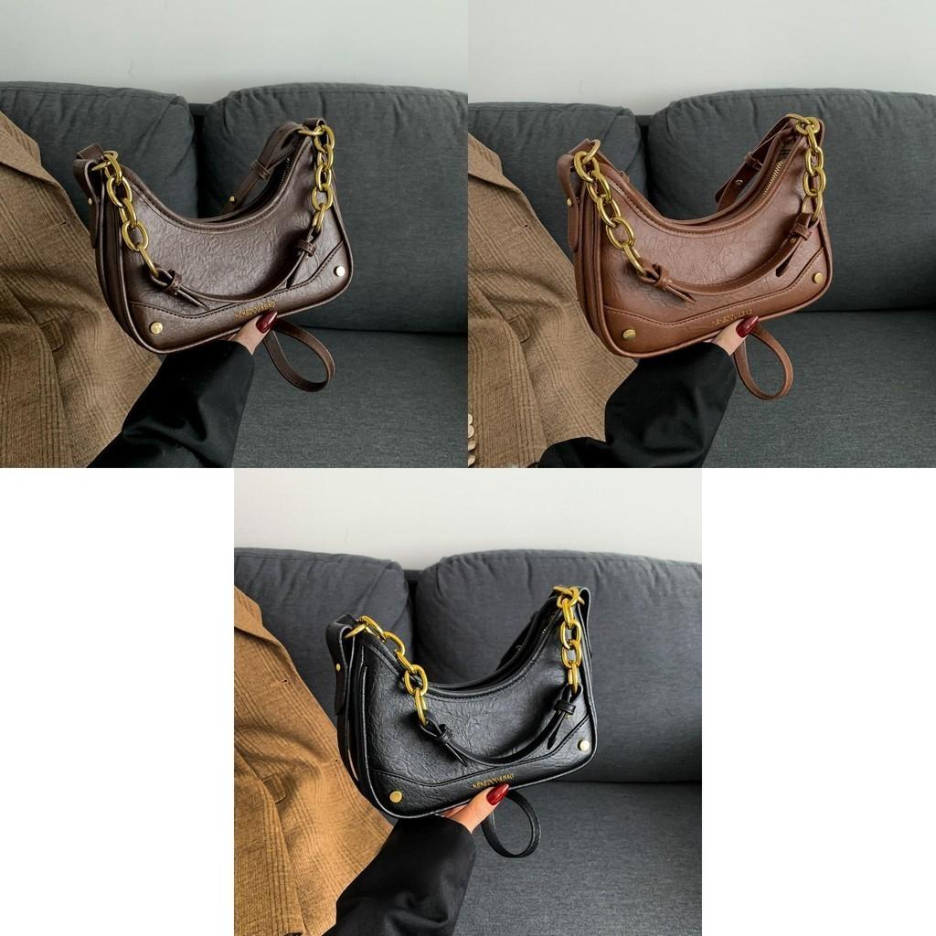 Retro Fashion Handbag Women 2023 New Autumn Winter Vintage High-end Small Square Bag Commuter Crossbody Bag