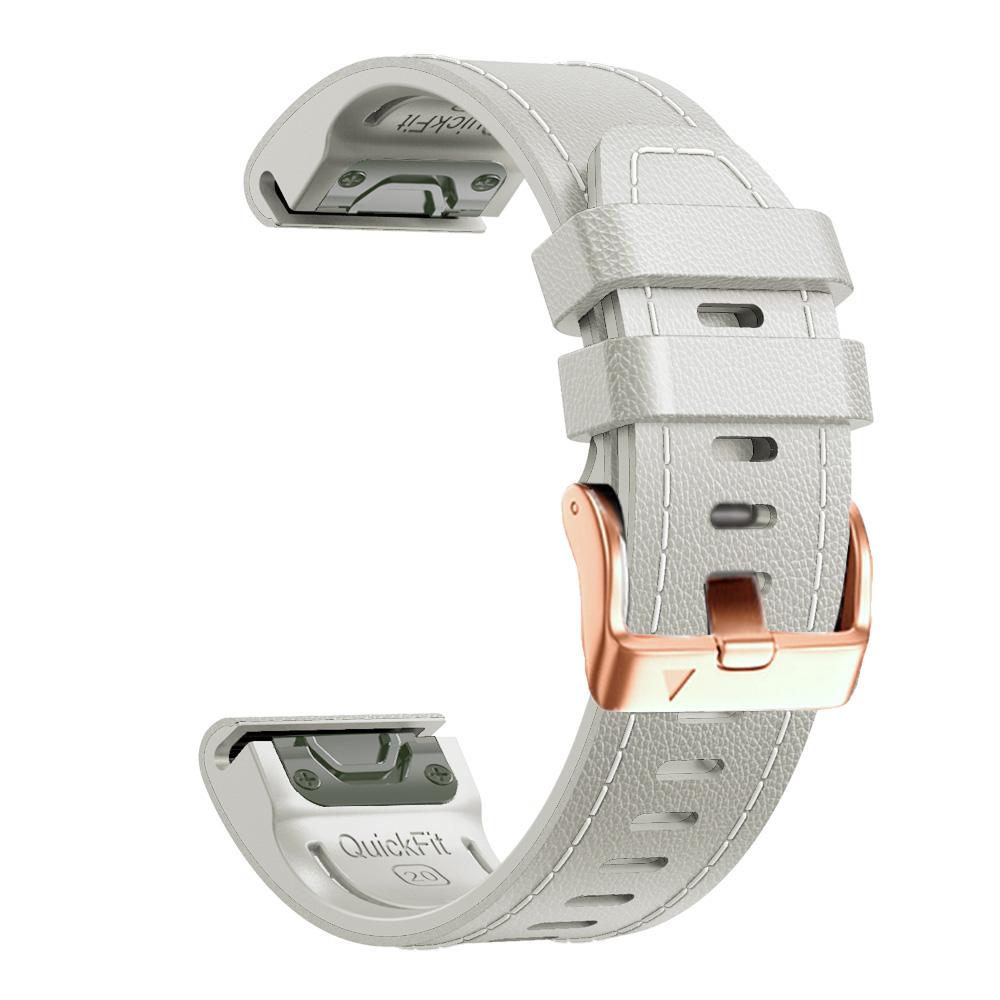 Dirželis 20 mm Garmin Fenix 8 43 mm 7S 6S Pro 5S Plus odinis silikoninis dirželis Epix Pro Gen 2 42 mm apyrankei moteriška apyrankė