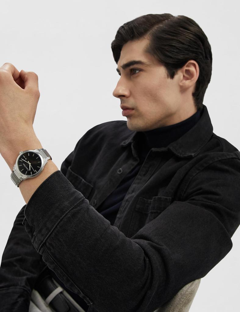 Calvin Klein Define 43mm Black Stainless Steel Authentic Product [Calvin Klein] Men's Watch, Dial, Bracelet, 25200348,