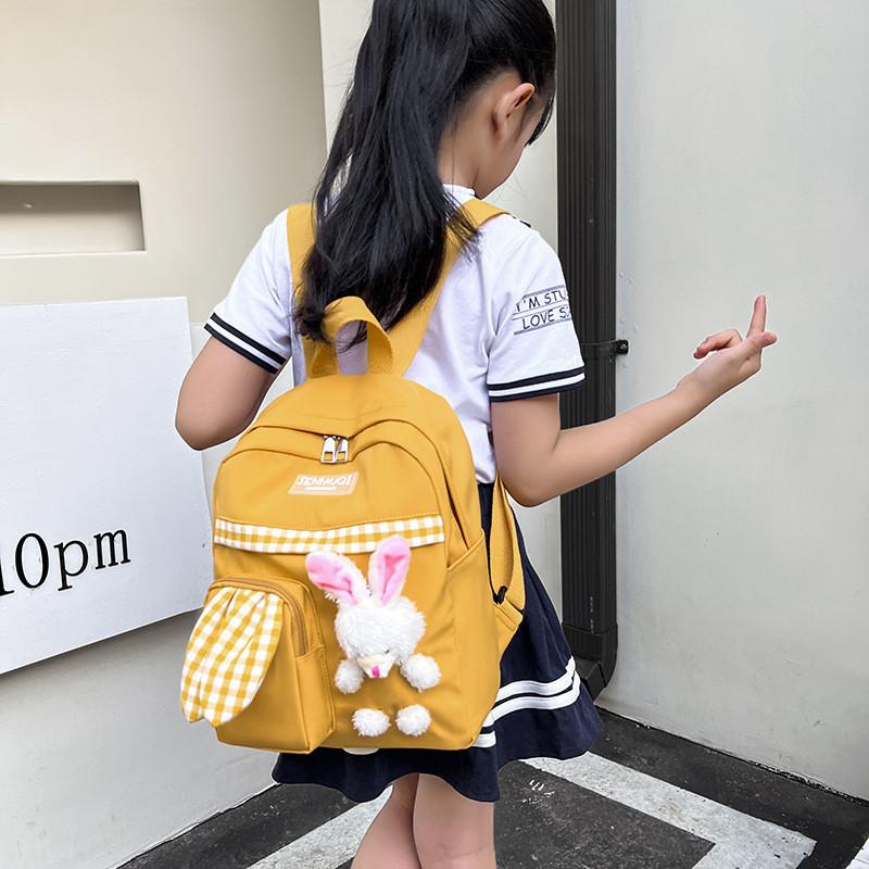 Cute Cartoon Rabbit Large Capacity Children's Backpack For Kindergarten And Outdoor Adventures