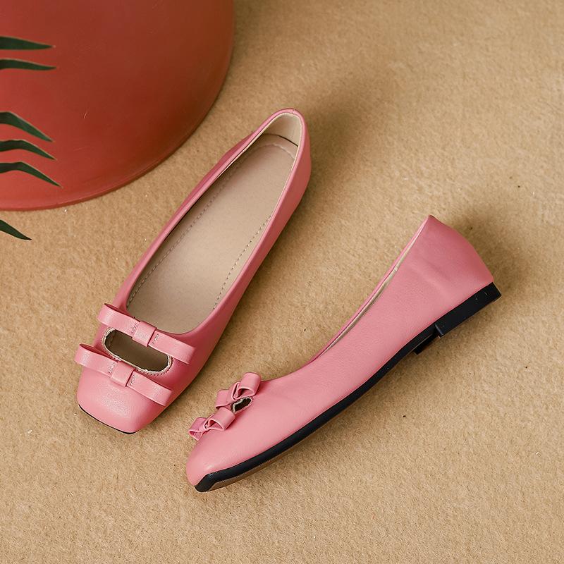Zapatos Planos Mujer Lazo Mariposa Zapatos Suela Plana para Mujer Planos 2025 Nuevo Boca Baja Suela Blanda Zapatos Mujer Sapatos Femininos