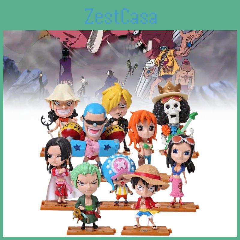 10pcs Piece One Role Pvc Toy Model Desktop Decoration Children Christmas Gift