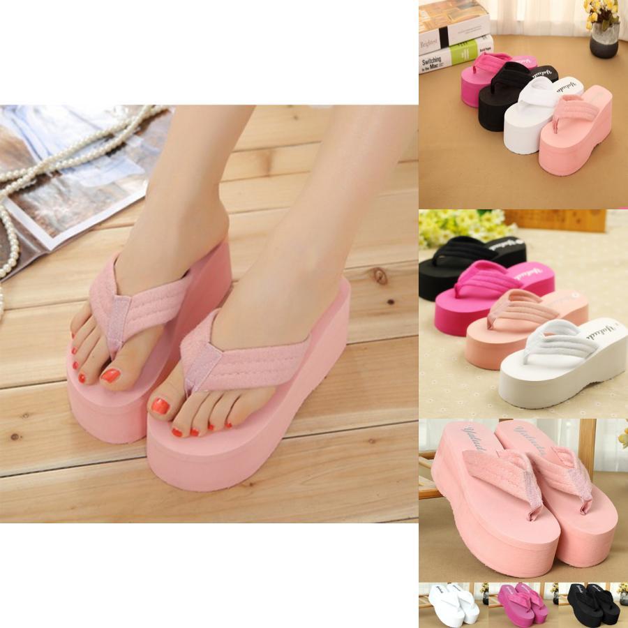 Stylish Womens Beach Sandals With Trendy Wedge Platform Slippers