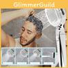 High-pressure Shower Head Set, Rainfall Function, 4 Modes, Anti-rust And Durable