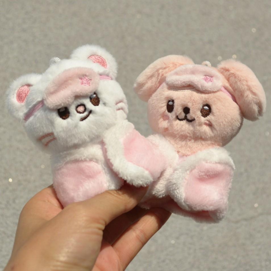 New 10cm Straykids FELIX HYUNJIN LEEKnow Pendant Pajama Tent Plush Keychain Hairy Lee Yong Bok