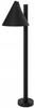 GoodHome Eriksson S 600 Lm IP44 Garden Lamp Black