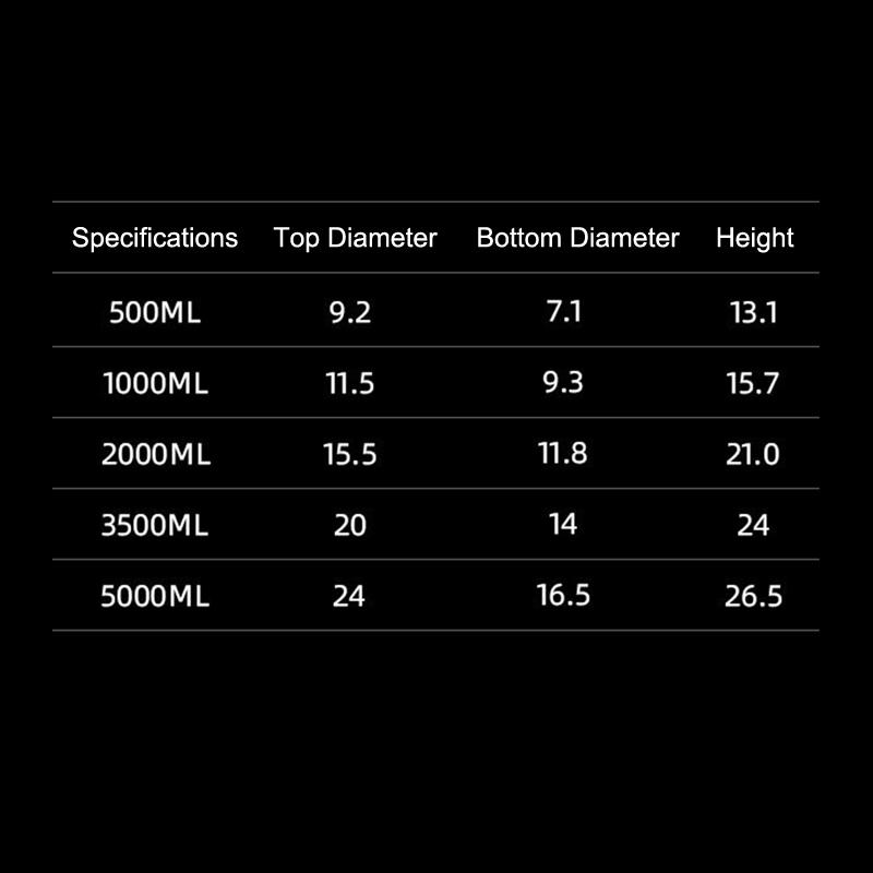 Large Plastic Measuring Cup 500ml 1000ml 2000ml 3000ml 5000ml Food Grade with Scale for Accurate Kitchen Baking Mixing