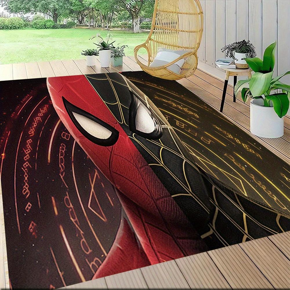 1pz Tappeto Area Tappeto Spider-man, Camera da Letto e Sala Giochi Durevole, Resistente alle Macchie e Facile da Pulire, Soggiorno