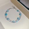 Zircon Round Minimalist Fashion Bracelet For Women Gift Wefare