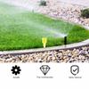 4Pcs Plastic Outdoor Rain Gauge For Yard Garden Lawn Deco