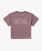 GOALSTUDIO Ws Track Goal Logo Crop Tee-Brick