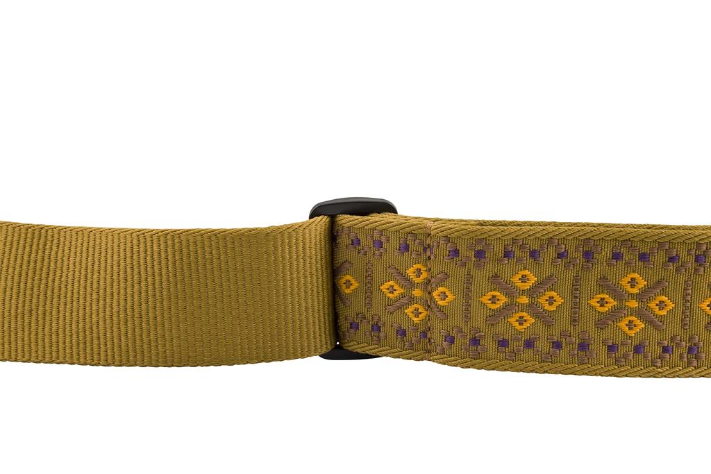 Fender Pasadena Woven Lattice Strap, Tan, 2"
