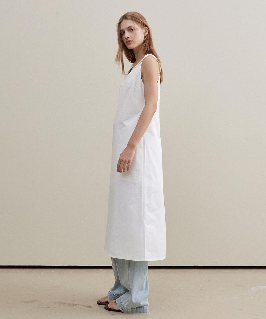 Artid Twist Dress_White