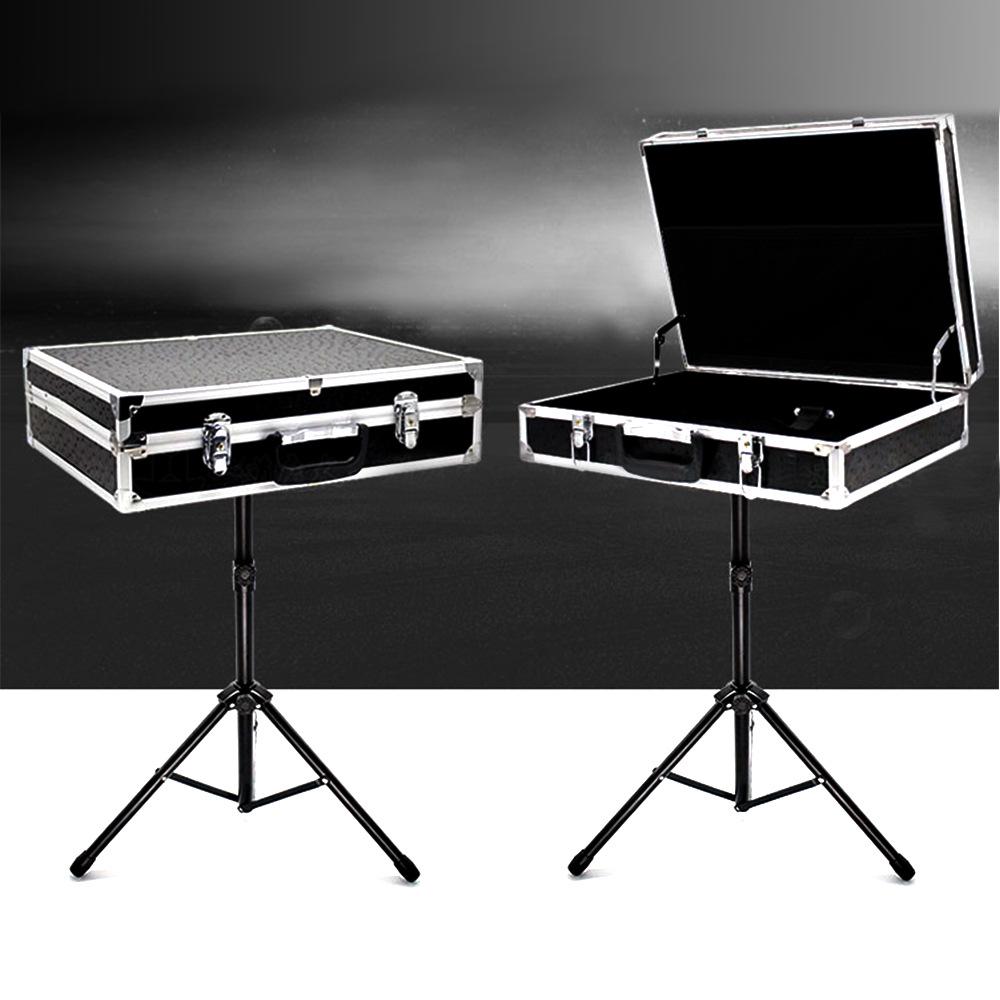 Medium Three-Pronged Aluminum Flight Case: Foldable, Removable, Storage Box