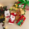 2024 Christmas Reindeer & Santa Gift Box: 4 Pairs Parent-Child Coral Fleece Sleep Socks