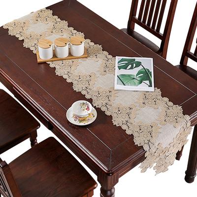 Einfache europäische Tischläufer Spitzentischdecke Couchtisch Flagge amerikanische weiße TV-Schrank lange Tischdecke Home Decorating Handtuch