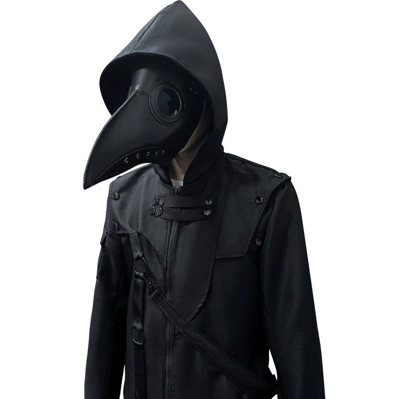 Pánské Cosplay Kostýmy Dlouhý Rukáv Mikina s Kapucí Halloween Gotický Jednobarevný Halloween Cosplay Vintage Kostým