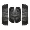 Car Styling Interior Door Armrest Panel Cover Trim For Peugeot 3008 2011 2012 4pcs Microfiber Leather Accessories