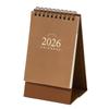 2026 Desk Calendar Twin-Coil Binding Tabletop Calendar 16 Month Runs from Sep 2025 To Dec 2026 For Daily Scheduling