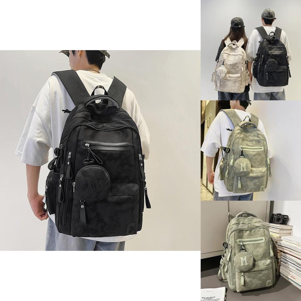 Nylon Casual Travel Backpack For Men And Women With Padded Shoulder System For Daily Use