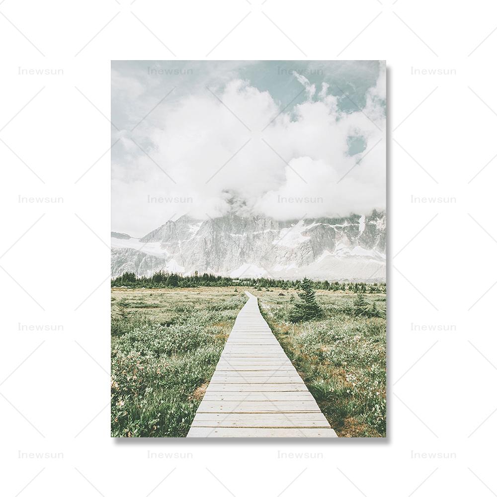 Kanada Natur Galerie Wandposter Reise Kunstdruck Kanadischer See Leinwandgemälde Nordisches Wohnzimmer Heimdekor Bilder