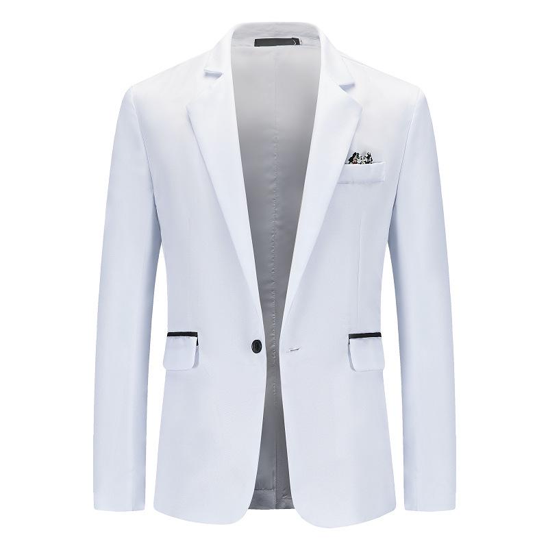 Chaqueta de traje casual para hombre estilo coreano sin plancha