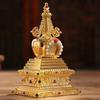 Alloy Tibetan Stupa,Tibetan Buddhist Decorations Religious Altar Ornament Collections