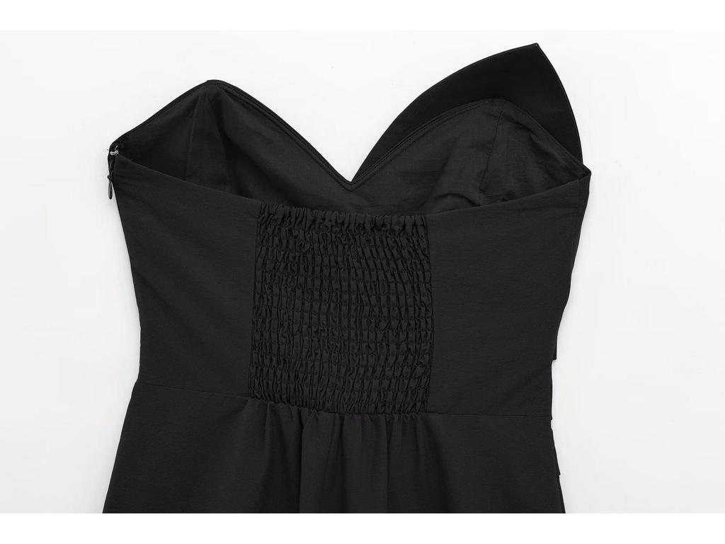 Frühling 2025 Damen Europäischer & Amerikanischer Stil Bleistiftkleid mit Schleife vorne