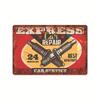 2024 American-Style Industrial Auto Repair Tin Sign - Frameless Decorative Wall Art