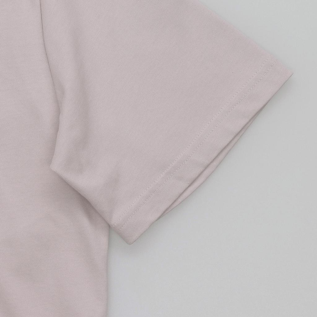 Nike Sportswear Classics Alphanumeric Print Short Sleeve Crew Neck T-Shirt With Dropped Shoulders Women Tops Grey Purple FQ6601-019