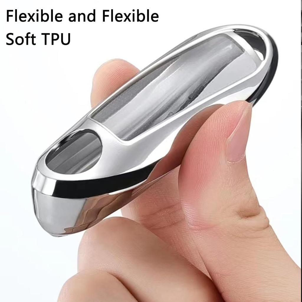 For Nissan Key Fob Cover Soft TPU 360 Degree Protection Key Case With Leather Keychain For Nissan Altima Maxima Murano Rogue Sentra 370Z Pathfinder