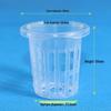 40 Series Deep Hydroponic Planting Basket for Vegetables and Flowers - Enhanced Root Support for Soilless Cultivation.