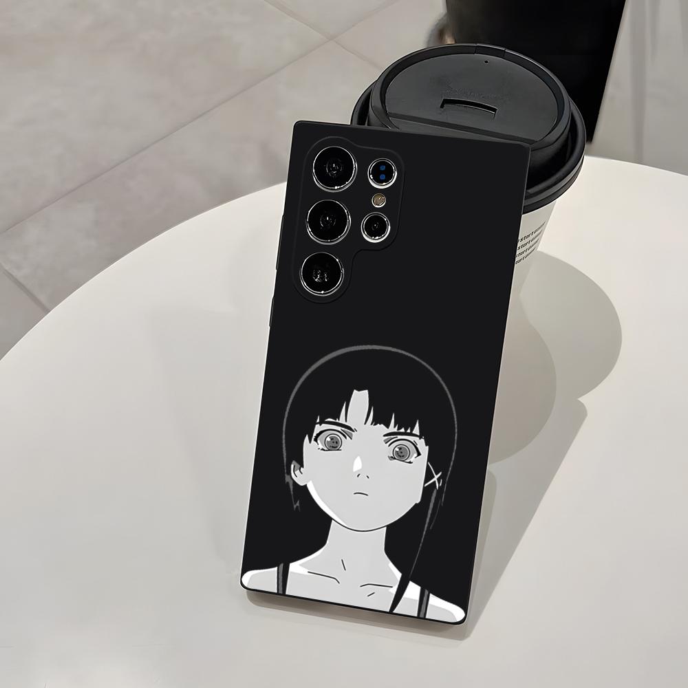 Serial Experiments L-Lain Phone Case For Samsung S26 S25 Plus S20 S20 Plus S22 Ultra S23 FE S21 Plus S21 Ultra Soft Cover