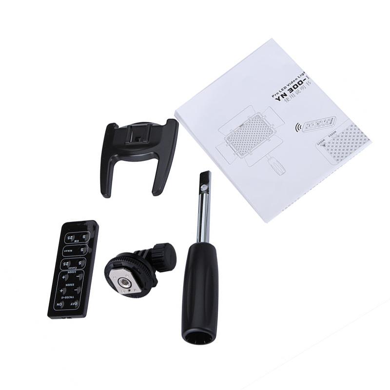 YN 300 II LED Camera Video Light Adjustable Color Temperature 3200k 5500k for DSLR Canon Nikon with IR   Remote