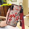 Waterproof Chinese Style Phone Case For LG Velvet 4G/5G Wrist Strap Wristband Anti-knock Anti-dust Ring Phone Holder