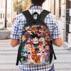 Dragon Ball Z Cartoon Rucksack für Männer Frauen Mode Schüler Tagesrucksack DBZ Goku Laptop Computer Umhängetasche Leicht